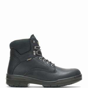 Black Men Wolverine DuraShocks® SR Direct-Attach Lined 6" Work Boots | FXY2325TJ