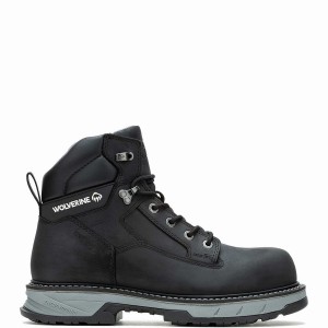 Black Men Wolverine ReForce EnergyBound™ 6" CarbonMax® Work Boots | HHC5618QP