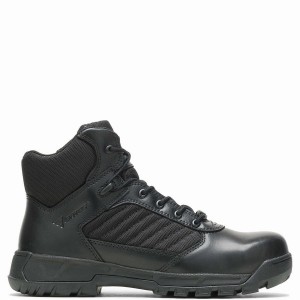 Black Men Wolverine Tactical Sport 2 Mid Side Zip Composite ToeEH Work Boots | XDE1410CR