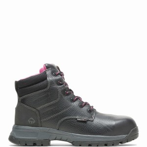 Black Women Wolverine Piper Composite-Toe 6" Waterproof Boots | NIV9869LQ