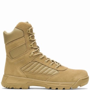 Brown Men Wolverine Tactical Sport 2 Tall Work Boots | XTU5562HT