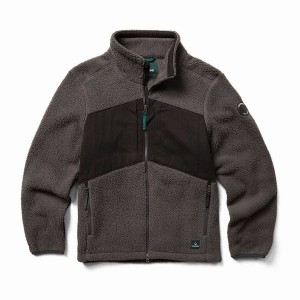 Grey Men Wolverine Alta Fleece Jackets | XLI2832BP