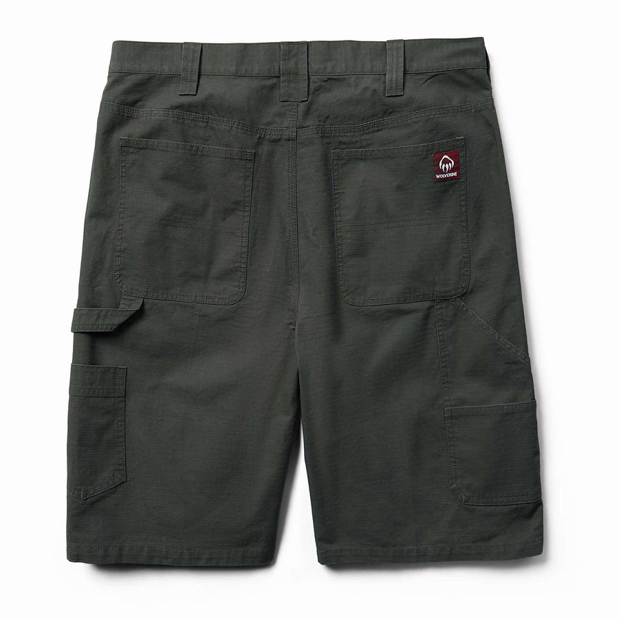 Black Green Men Wolverine Eaton Shorts | TND9314MT