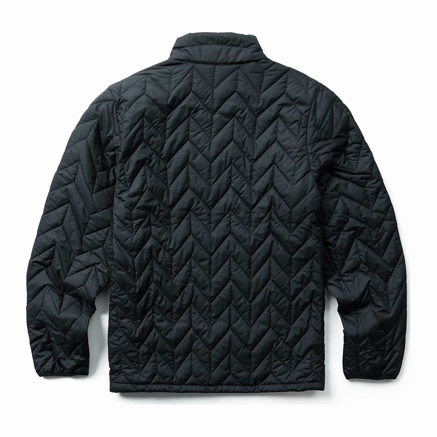 Black Men Wolverine Alpine Insulated Jackets | GGT7983KW