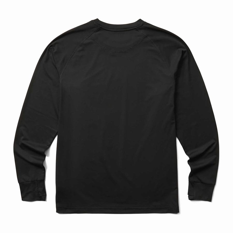 Black Men Wolverine Cascade Performance Crew Fleece | GNH3583QK