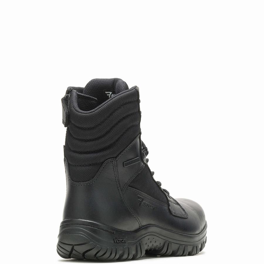 Black Men Wolverine Cyren Tall DRYGuard+ ™ Side Zip Work Boots | AFS7175FX