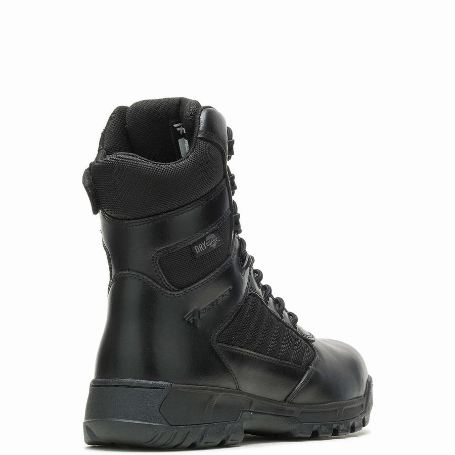 Black Men Wolverine Tactical Sport 2 Tall Side Zip DRYGuard Work Boots | HQP4871JT