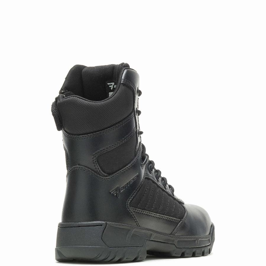 Black Men Wolverine Tactical Sport 2 Tall Side Zip Work Boots | PZO5716YI