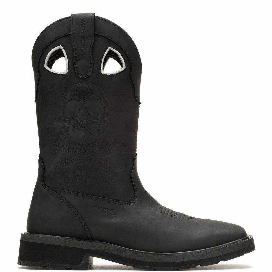 Black Men Wolverine x Metallica Scholars Rancher Boots | PNO4278RA