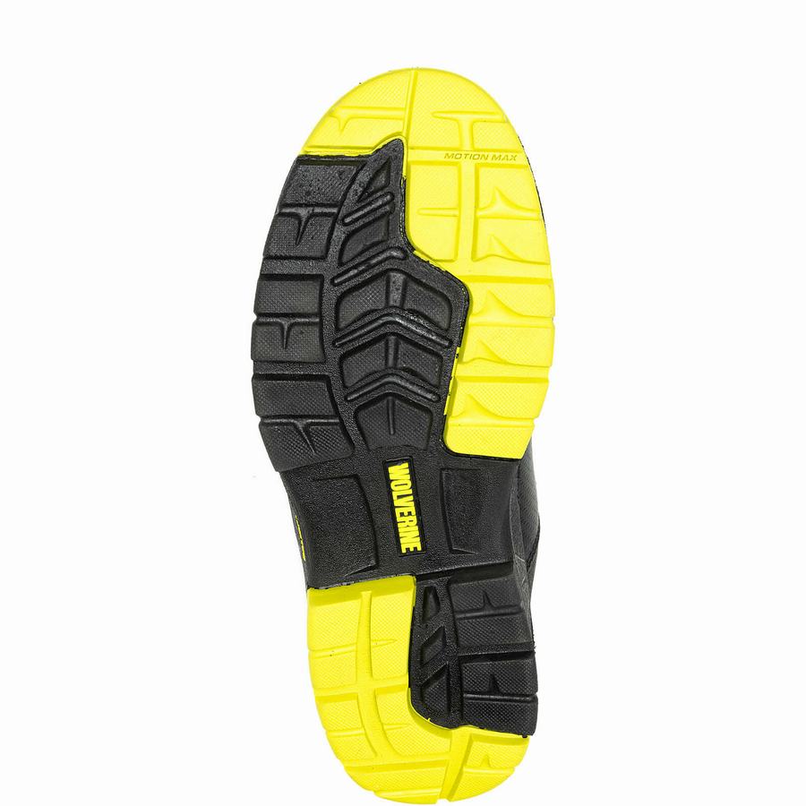 Black Yellow Men Wolverine Overpass CarbonMAX® 6