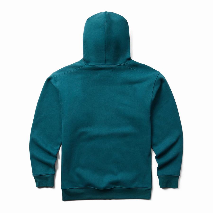 Blue Men Wolverine Midweight Zip Hoodie | JFP5953GU