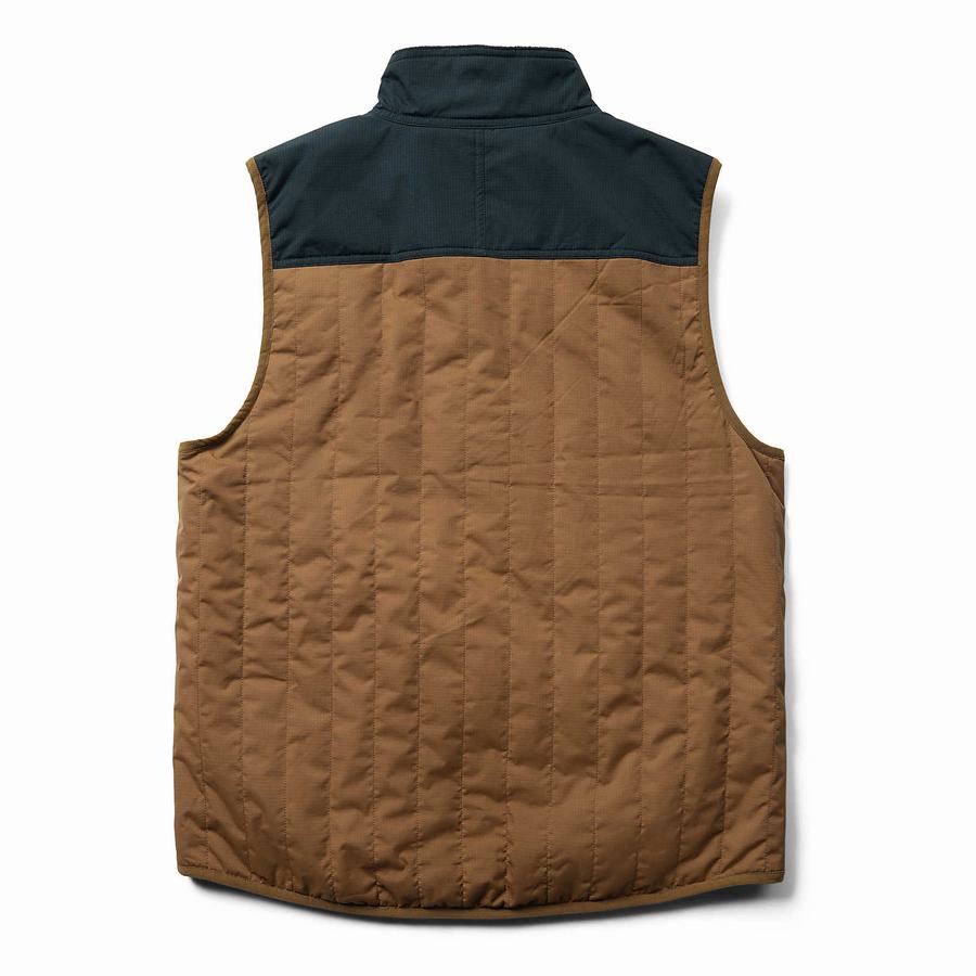 Brown Black Men Wolverine I-90 Insulated Vest | ZMQ1223BA