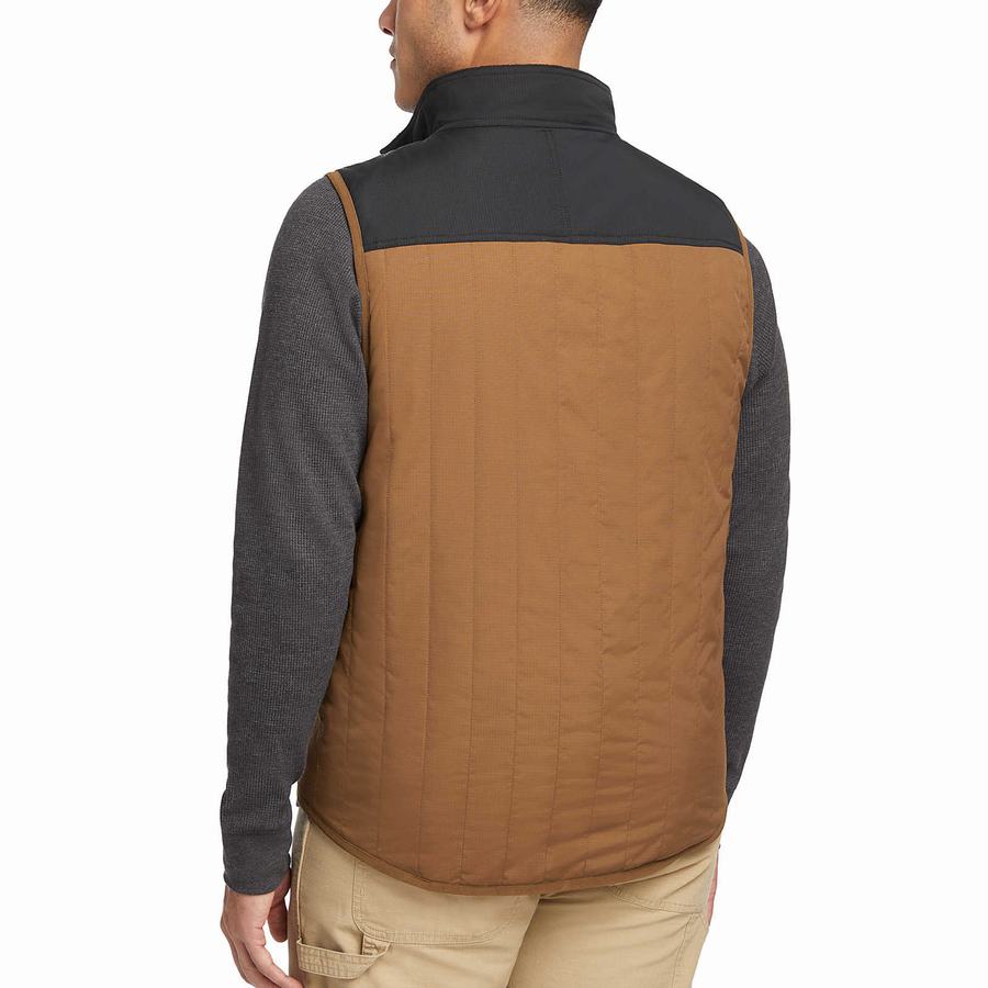 Brown Black Men Wolverine I-90 Insulated Vest | ZMQ1223BA