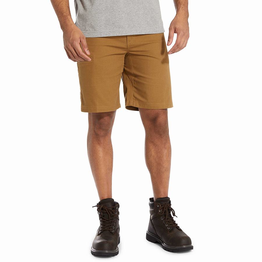 Brown Men Wolverine Guardian Cotton™ Work Shorts | ASY689CW