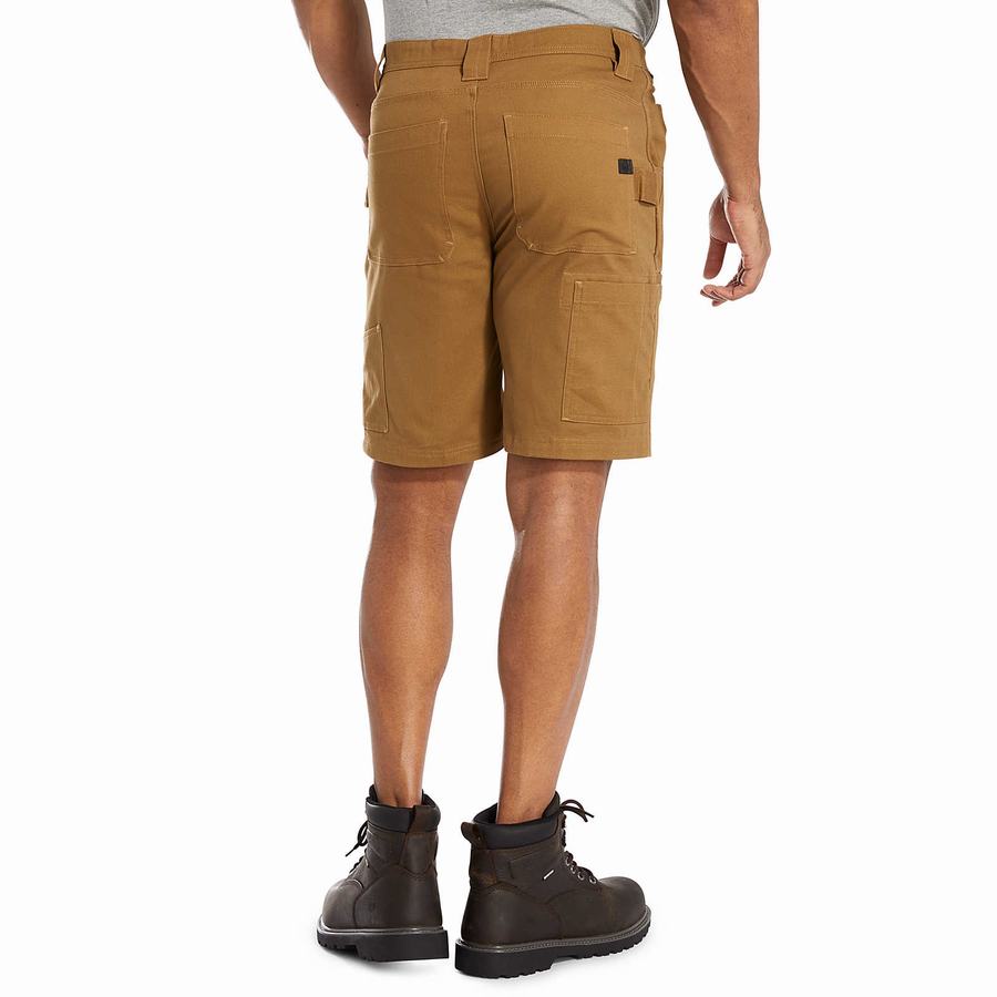 Brown Men Wolverine Guardian Cotton™ Work Shorts | ASY689CW