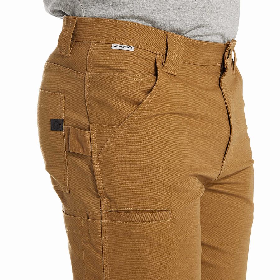 Brown Men Wolverine Guardian Cotton™ Work Shorts | ASY689CW