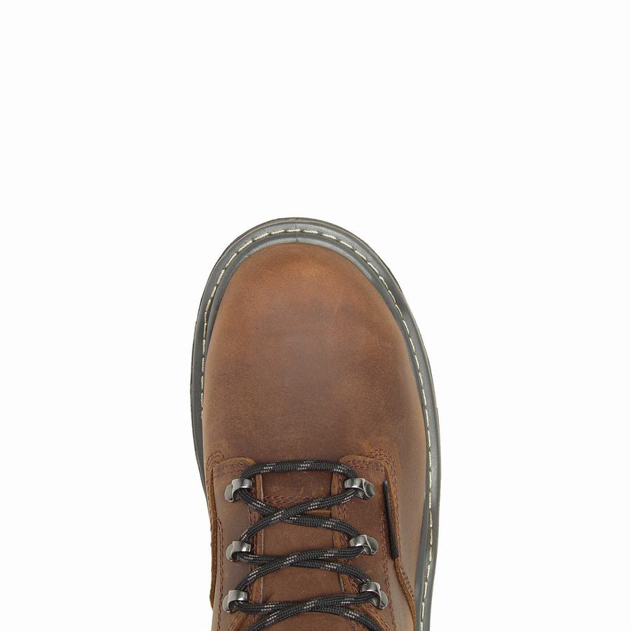 Brown Men Wolverine Raider DuraShocks® Waterproof 6