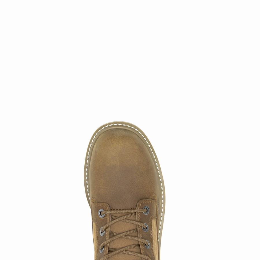 Brown Men Wolverine Trade Wedge Unlined Canvas 6