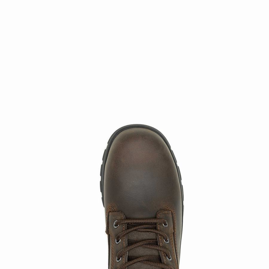 Dark Brown Men Wolverine Carlsbad Waterproof 6