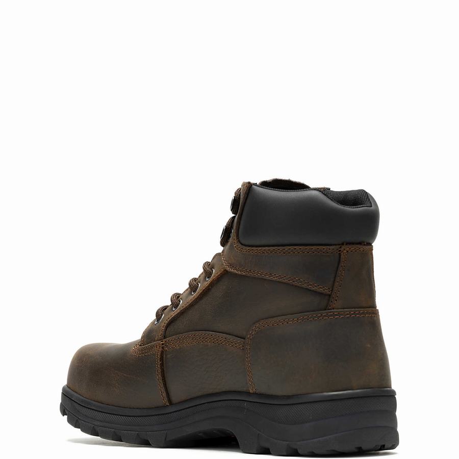 Dark Brown Men Wolverine Carlsbad Waterproof 6