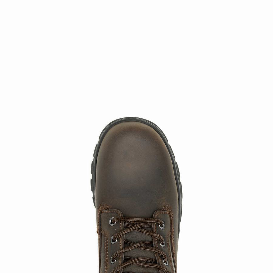 Dark Brown Men Wolverine Carlsbad Waterproof 6