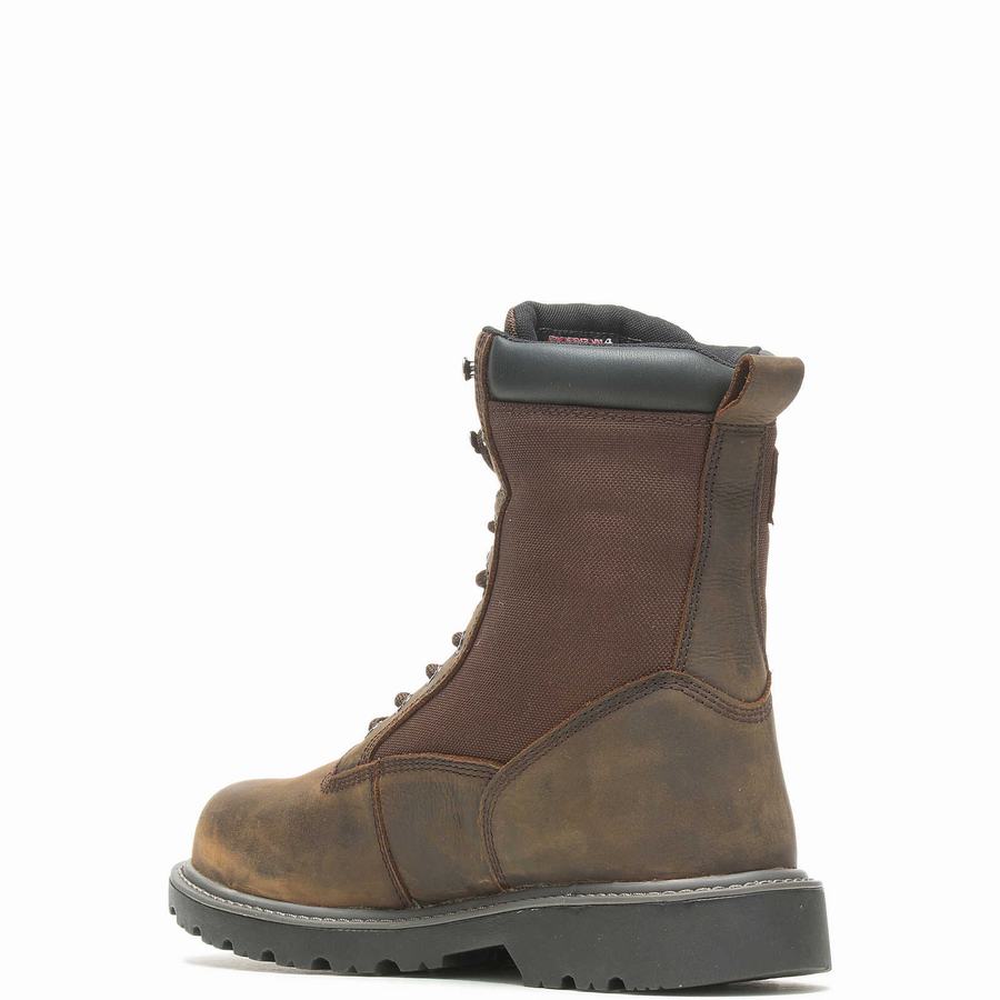 Dark Brown Men Wolverine Floorhand Insulated 8