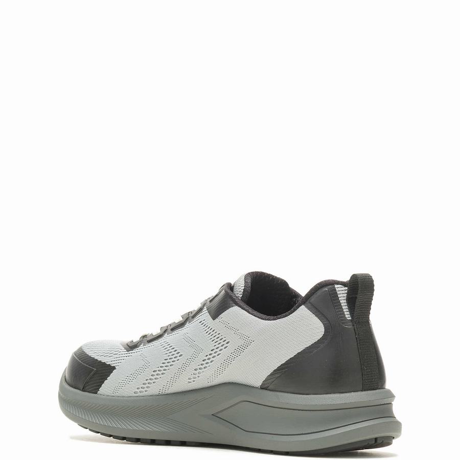 Grey Men Wolverine Bolt DuraShocks® Knit CarbonMax® Work Shoes | GTG9521UB