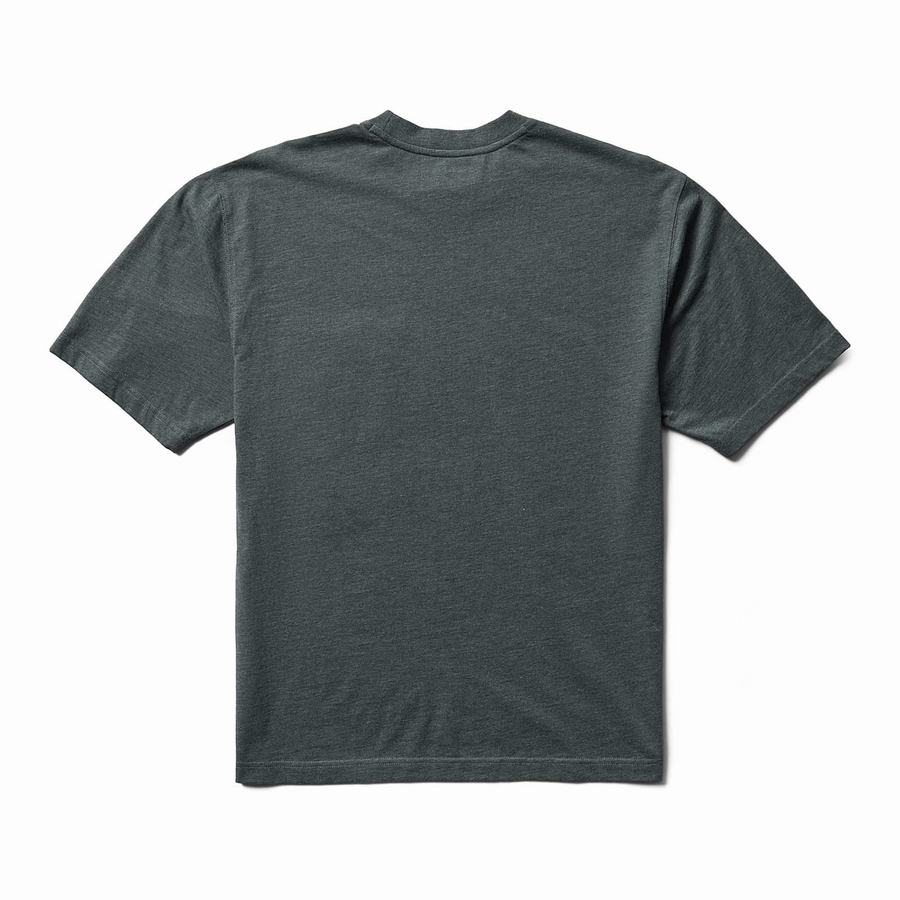 Grey Men Wolverine Classic Short Sleeve Pocket Tee T Shirts | NPK8310AN