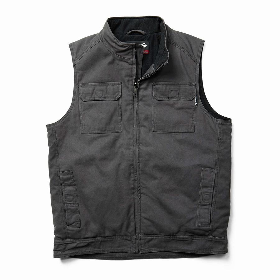 Grey Men Wolverine Lockhart Vest | MPI4347RB