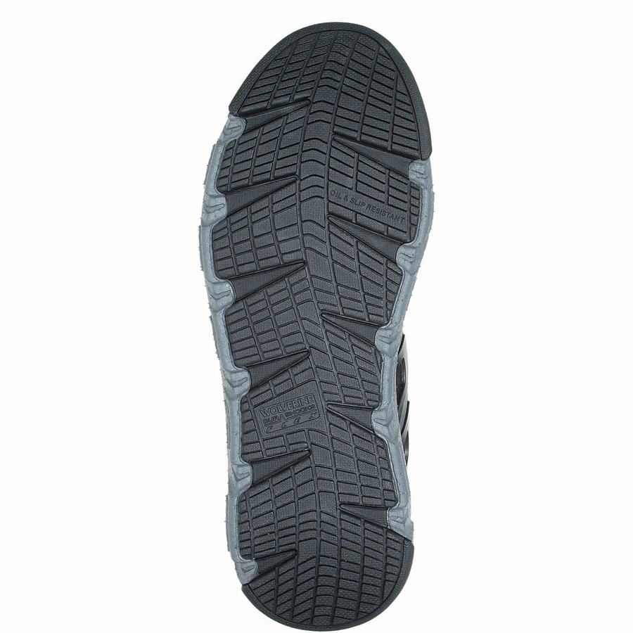 Grey Men Wolverine Rev Vent UltraSpring™ DuraShocks® CarbonMAX® Work Shoes | ZPL2384KZ