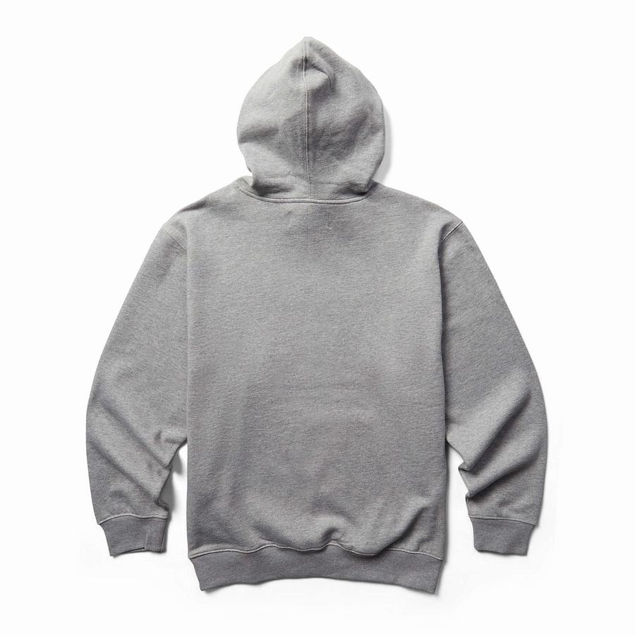 Light Grey Men Wolverine Midweight Pullover Hoodie | SNX8287OL