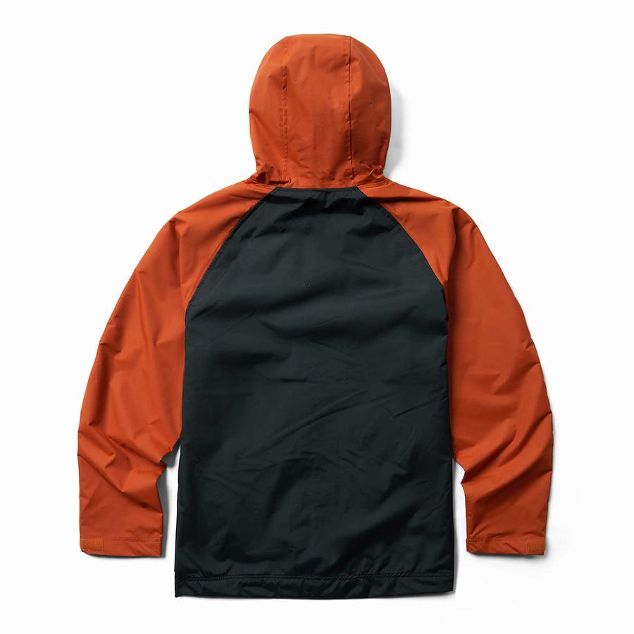 Orange Black Men Wolverine I-90 Rain Jackets | OEF3636JD