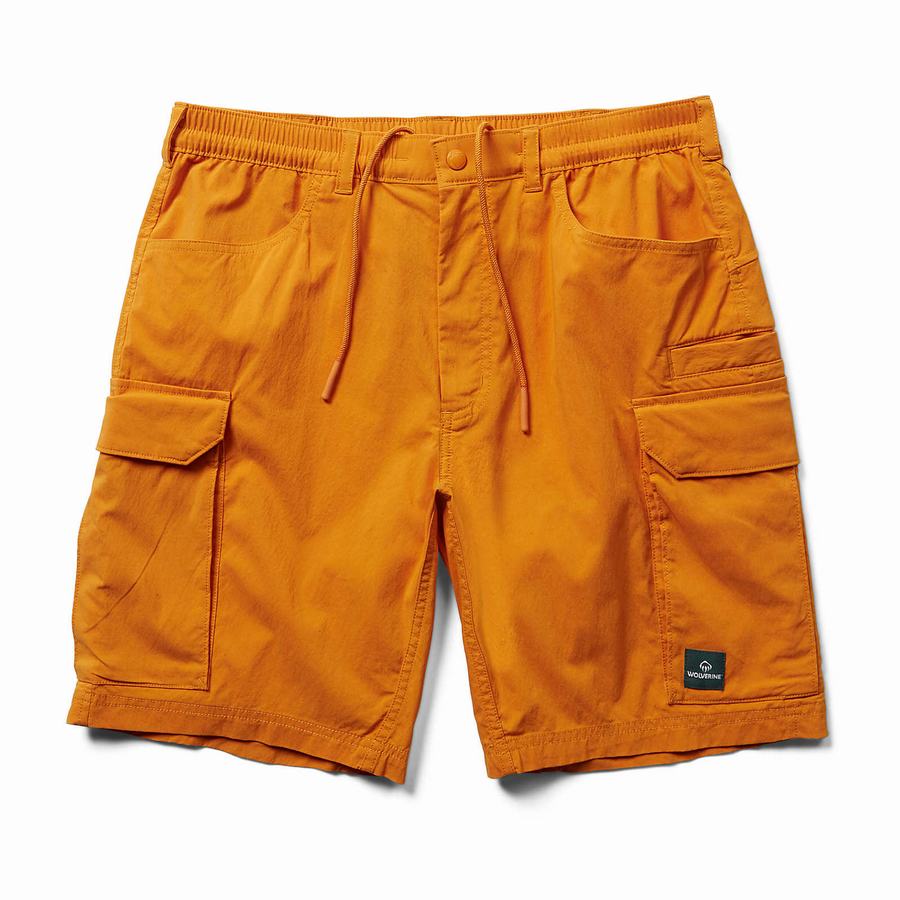 Orange Men Wolverine Douglas Cargo Shorts | HML3186HZ