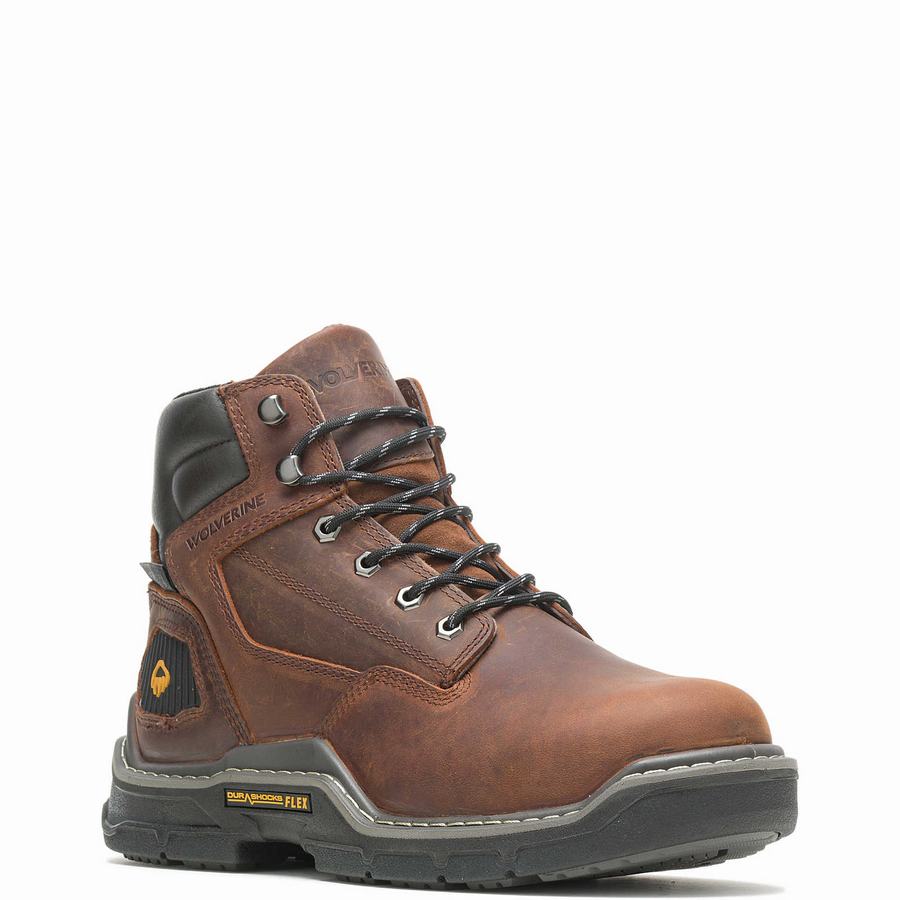 Red Brown Men Wolverine Raider DuraShocks® Insulated 6